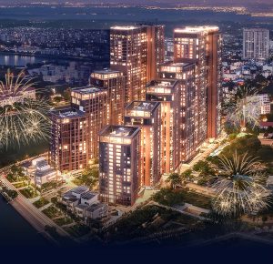 Tổng thể dự án Sun Quảng An View pháo hoa Hồ Tây